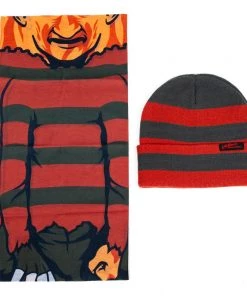 Bioworld Movies Nightmare On Elm Street Freddy Beanie & Gaiter Set