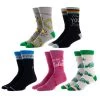 Bioworld Friends 5 Pair Crew Socks 1 Bioworld Friends 5 Pair Crew Socks