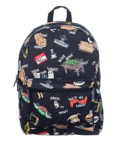 Bioworld Friends Icon Print All Over Print Backpack