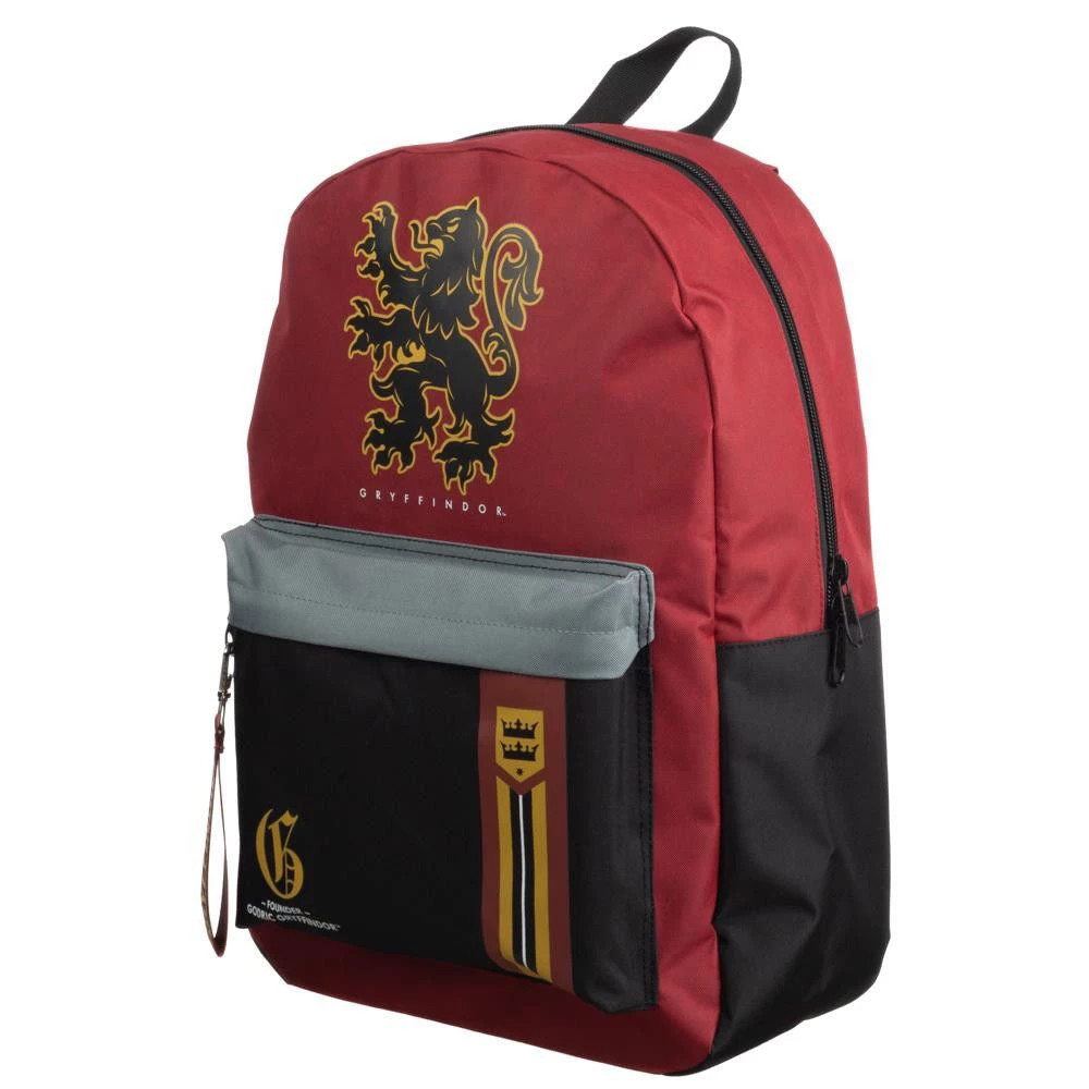 Bioworld Harry Potter Gryffindor Mixblock Laptop Backpack 4 Bioworld Harry Potter Gryffindor Mixblock Laptop Backpack