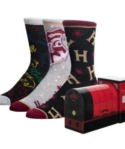 Bioworld Harry Potter Train 3 Pair Crew Box Set
