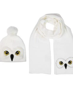 Bioworld Harry Potter Hedwig Beanie & Scarf Set Movies