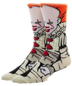 Bioworld Classics Films It Penny-wise Animigos 360 Character Socks IT (Movie)