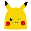Bioworld Pokemon Pikachu Big Face Beanie W/ Led Cheeks 1 Bioworld Pokemon Pikachu Big Face Beanie W/ Led Cheeks