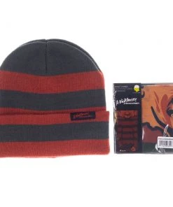Bioworld Movies Nightmare On Elm Street Freddy Beanie & Gaiter Set