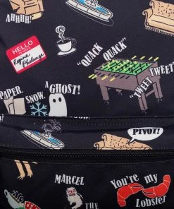 Bioworld Friends Icon Print All Over Print Backpack