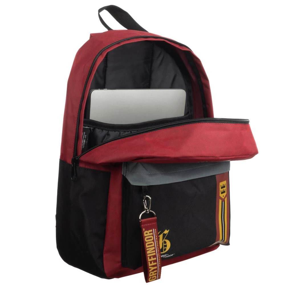 Bioworld Harry Potter Gryffindor Mixblock Laptop Backpack 7 Bioworld Harry Potter Gryffindor Mixblock Laptop Backpack