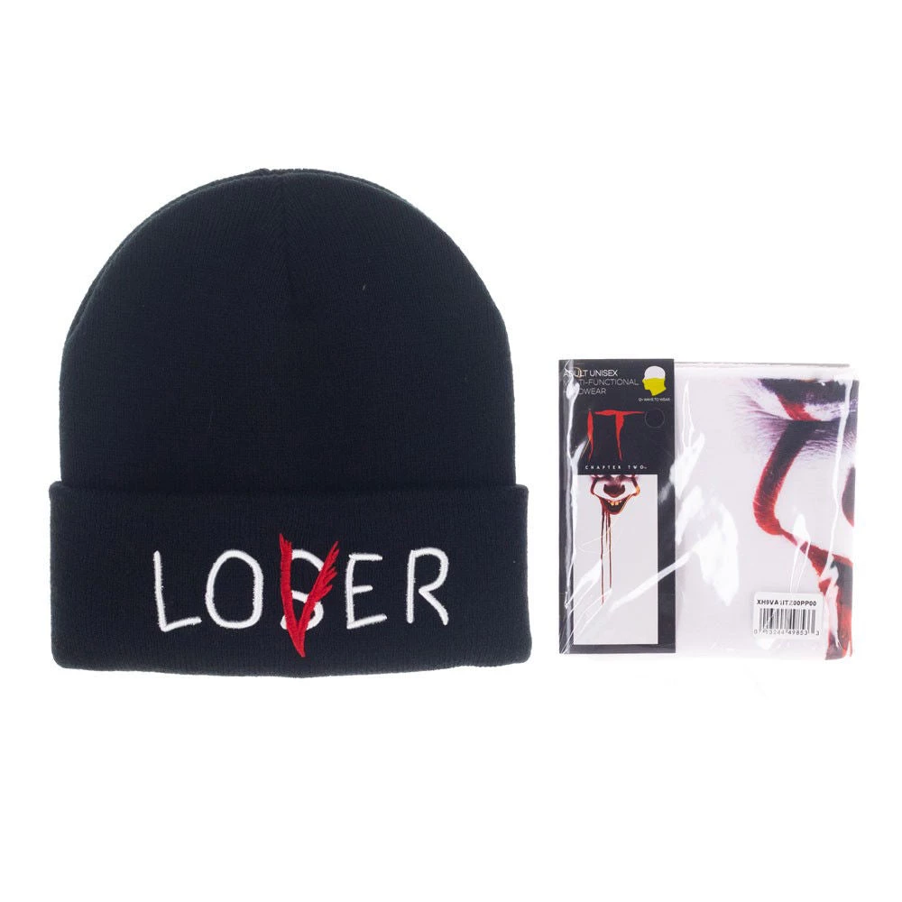Bioworld Movies It Pennywise Beanie & Gaiter Set 4 Bioworld Movies It Pennywise Beanie & Gaiter Set