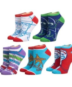 Bioworld Disney Pixar Toy Story 5 Pair Ankle Socks