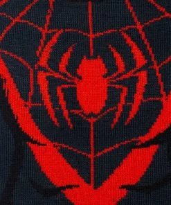 Bioworld Marvel Miles Morales Spiderman Animigos 360 Character Socks