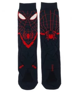 Bioworld Marvel Miles Morales Spiderman Animigos 360 Character Socks