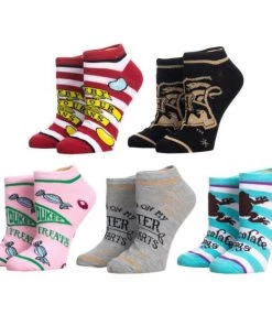 Bioworld Harry Potter Honey Dukes 5 Pair Ankle Socks