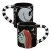 Bioworld The Nightmare Before Chritsmas Jack & Sally 20oz Sculped Ceramic Mug Set Of 2 Disney