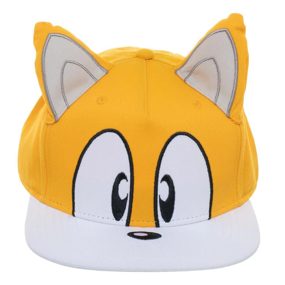 Bioworld Sonic The Hedgehog Sonic Tails Big Face Flat Bill Snapback 4 Bioworld Sonic The Hedgehog Sonic Tails Big Face Flat Bill Snapback