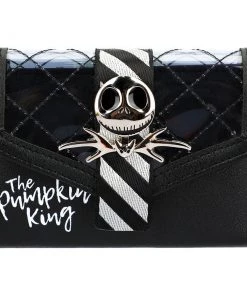 Bioworld Disney Nightmare Before Christmas Jack Metal Badge Bi-Fold Wallet