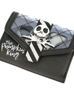 Bioworld Disney Nightmare Before Christmas Jack Metal Badge Bi-Fold Wallet