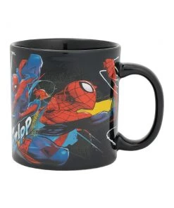 Bioworld Marvel Spider-Man Web Slinging Time 20oz Ceramic Mug 8 Bioworld Marvel Spider-Man Web Slinging Time 20oz Ceramic Mug