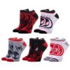 Bioworld Marvel Miles Morales 5 Pair Ankle Socks Spider Man