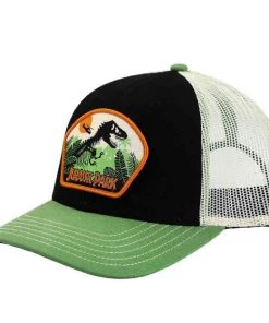 Bioworld Jurassic Park Logo Patch Trucker