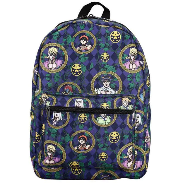 Bioworld JOJO'S Bizarre Adventure Character AOP Backpack 3 Bioworld JOJO'S Bizarre Adventure Character AOP Backpack