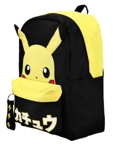 Bioworld Pokemon Pikachu Webbed Keychain Pull Backpack