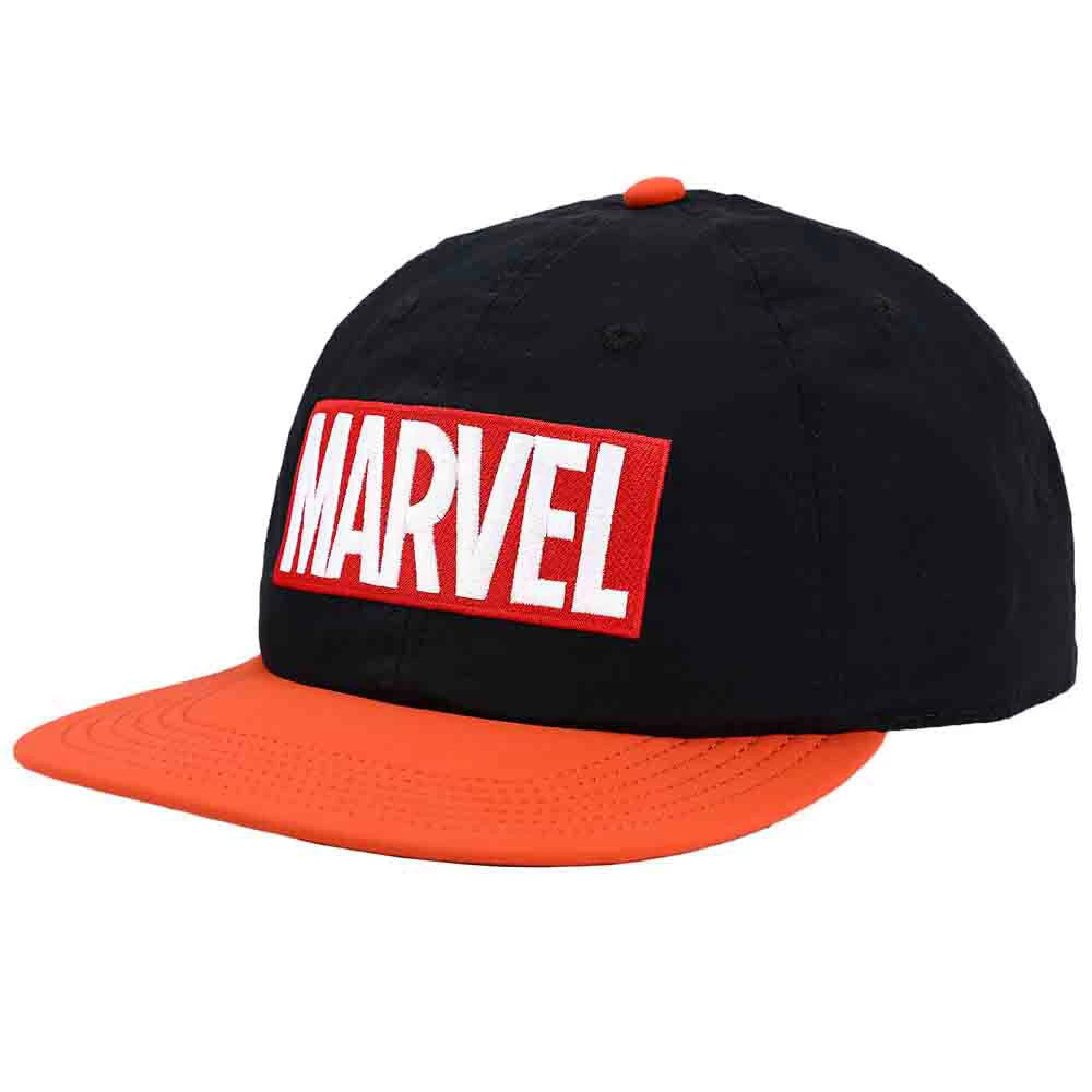 Bioworld Marvel Embroidered Logo Flat Bill Snapback 3 Bioworld Marvel Embroidered Logo Flat Bill Snapback