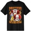 Bioworld It Pennywise Flames Unisex T-shirt Movies 1 Bioworld It Pennywise Flames Unisex T-shirt Movies