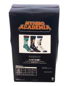 Bioworld My Hero Academia 3 Pair Crew Socks Box Set
