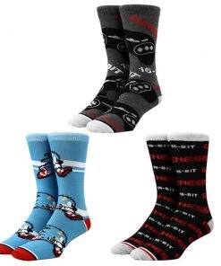 Bioworld Sega Genesis Sonic & Classics Controller 3 Pair Crew Box Set Sonic The Hedgehog