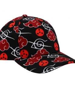 Bioworld Naruto Akatsuki Cloud & Anti-leaf Village Sublimated Curved Bill Snapback