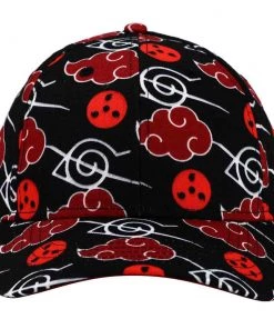 Bioworld Naruto Akatsuki Cloud & Anti-leaf Village Sublimated Curved Bill Snapback