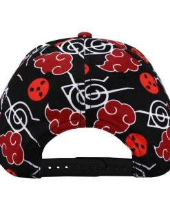 Bioworld Naruto Akatsuki Cloud & Anti-leaf Village Sublimated Curved Bill Snapback