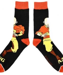 Bioworld Avatar Last Airbender Mixed Art 5 Pair Crew Socks