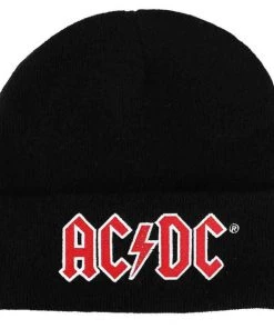 Bioworld AC/DC Embroidered Beanie W/ Led Lights