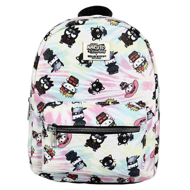 Bioworld Anime Naruto X Hello Kitty Chibi Tie Dye Mini Backpack 3 Bioworld Anime Naruto X Hello Kitty Chibi Tie Dye Mini Backpack