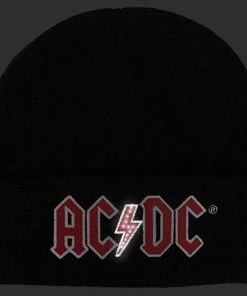 Bioworld AC/DC Embroidered Beanie W/ Led Lights