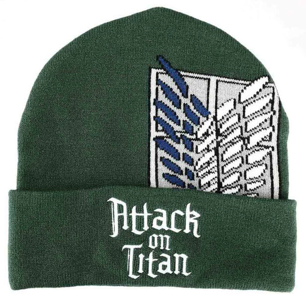 Bioworld Attack On Titans Scout Crest Beanie 3 Bioworld Attack On Titans Scout Crest Beanie