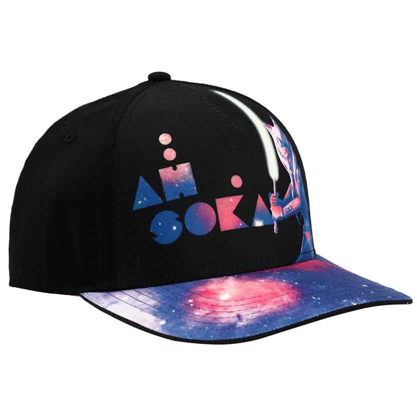 Bioworld Star Wars Ahsoka Tano Glow Printed Youth Curved Bill Snapback 5 Bioworld Star Wars Ahsoka Tano Glow Printed Youth Curved Bill Snapback
