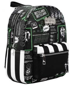 Bioworld Beetlejuice All Over Print Mini Backpack