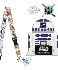 Bioworld Star Wars Rebel Empire Characters Lapel Pins & Lanyard Box Set