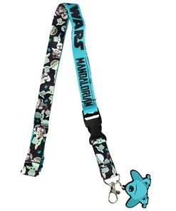 Bioworld Star Wars The Mandalorian Grogu Lapel Pins & Lanyard Box Set