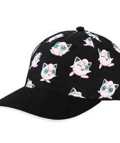 Bioworld Pokemon Jigglypuff Microfiber Youth Curved Bill Snapback
