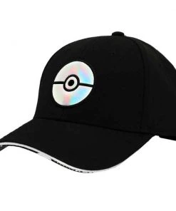 Bioworld Pokemon Pokeball Holographic Elite Flex Pre-Curved Snapback