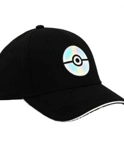 Bioworld Pokemon Pokeball Holographic Elite Flex Pre-Curved Snapback