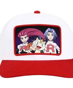 Bioworld Pokemon Team Rocket Sublimated Patch Pre-Curved Snapback