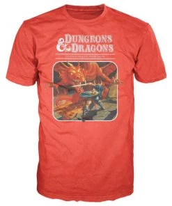 Bioworld Dungeons & Dragons Classic Red T-Shirt Anime