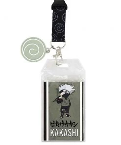 Bioworld Naruto Kakashi Rubber Charm Lanyard
