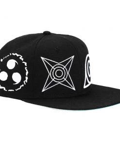 Bioworld Naruto Village Symbols Flat Bill Snapback