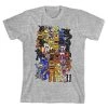 Bioworld Five Nights Of Freddy Characters Youth T-Shirt T-shirts