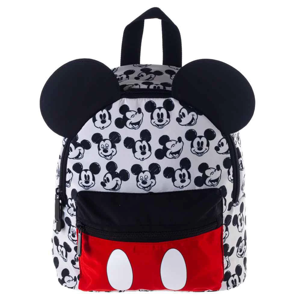 Bioworld Mickey And Minnie Mouse Disney Mickey Mouse Decorative 3D Mini Backpack 3 Bioworld Mickey And Minnie Mouse Disney Mickey Mouse Decorative 3D Mini Backpack